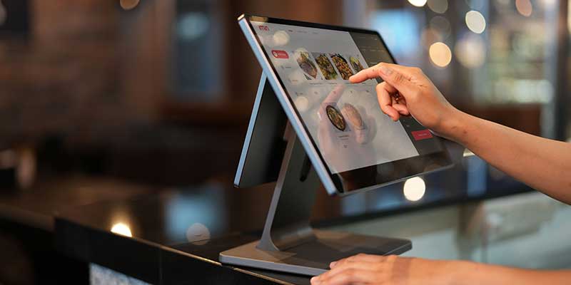 Cashier Main Operator Touch Screen