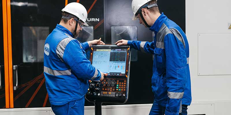 Production Line HMI Operator Touch Screen